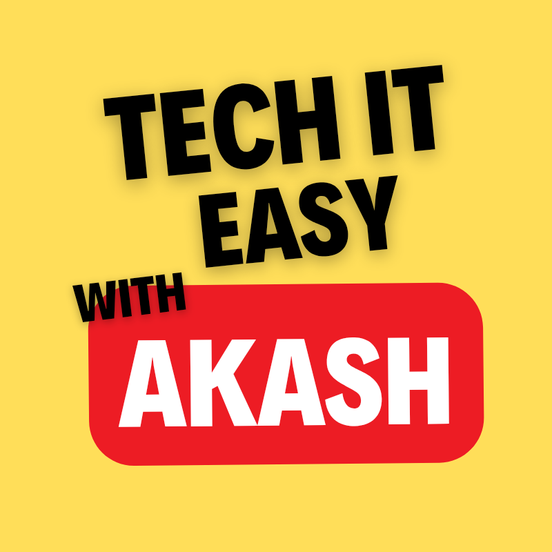 Tech IT Easy With Akash — YouTube channel logo